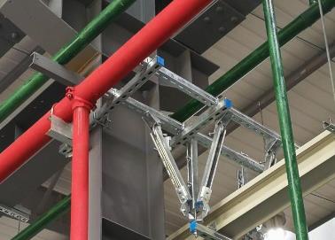 东平该抗震支架的整体式支吊架结构协调性好